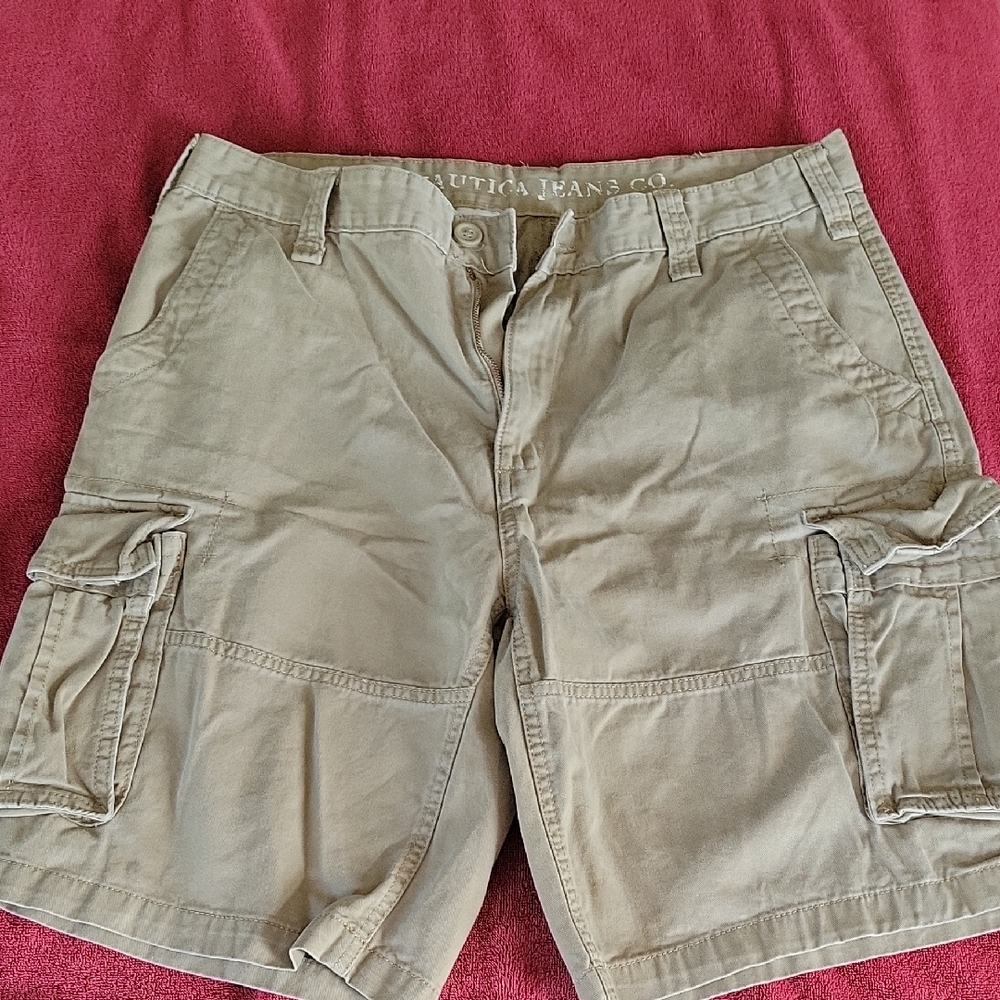 Nautica Khaki Cargo Shorts
